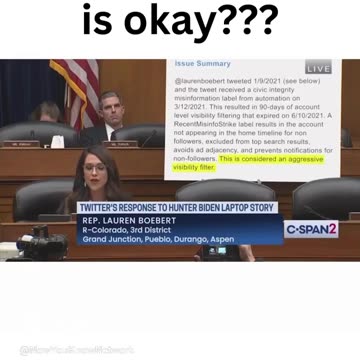 Lauren Boebert Shadow Banned on Twitter??? | Twitter Files