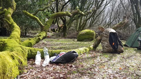 Getting gear ready to hike back to the car. 26th March 2023