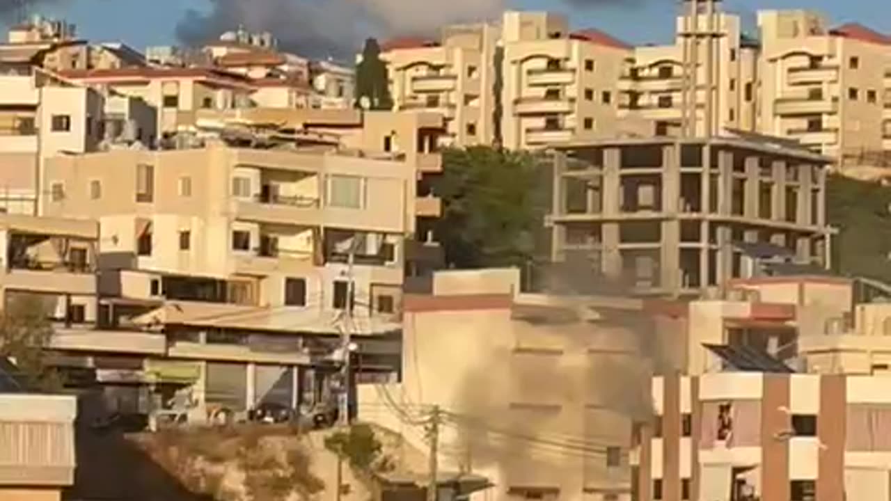 The moment a communication device exploded inside a house in the town of Ghazieh, South Lebanon