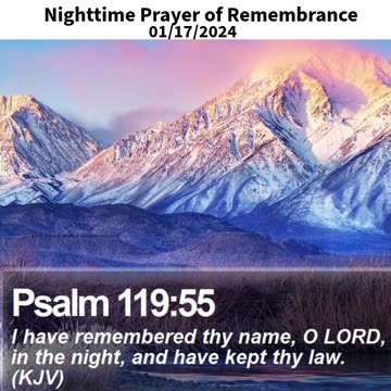 Nighttime Prayer of Remembrance #youtubeshorts #grace #jesus #mercy #faith #fyp #blessed #love #joy