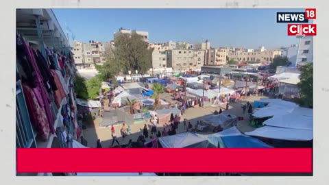 Displaced Gazans Live In Dust, Fear And Hunger | Israel Vs Palestine | Israel Vs Hamas