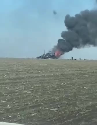 Burning Ukraine SU-27