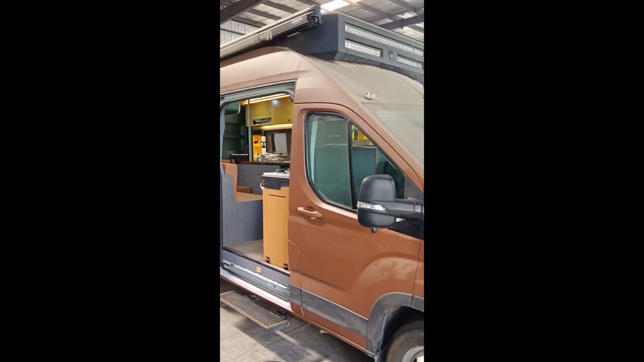 njstar rv motorhome travel camping van with LED lighting best for family