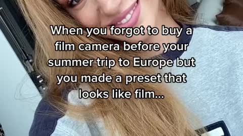 When you forgot to buy a film