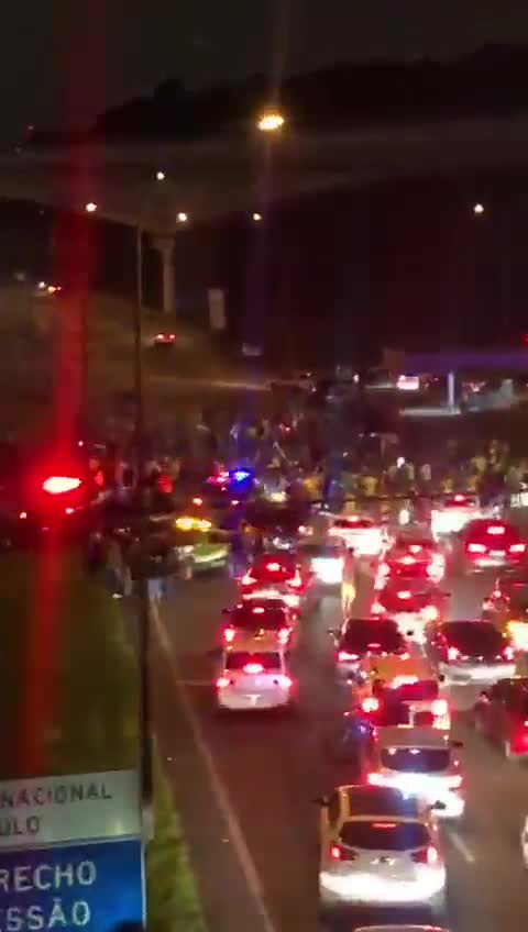 Supporters of President Bolsonaro are blocking roads across the country