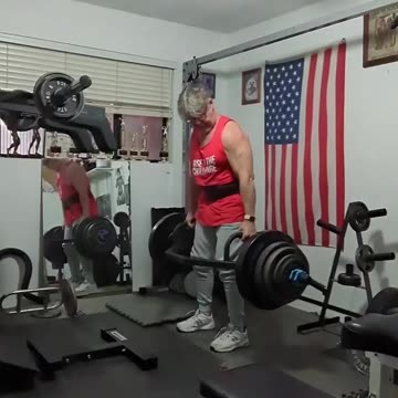 65yr old HEX Bar DEADLIFTS 5- 325+335+345+(MASSIVE New PR ) 360x1🎥MONDAY NOV 20TH- PULLS / ABS