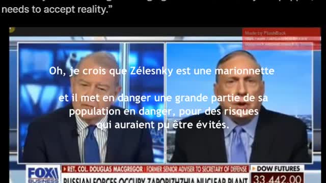 Ukraine: Zélensky est une marionnette qui met son peuple en danger, selon un colonel US