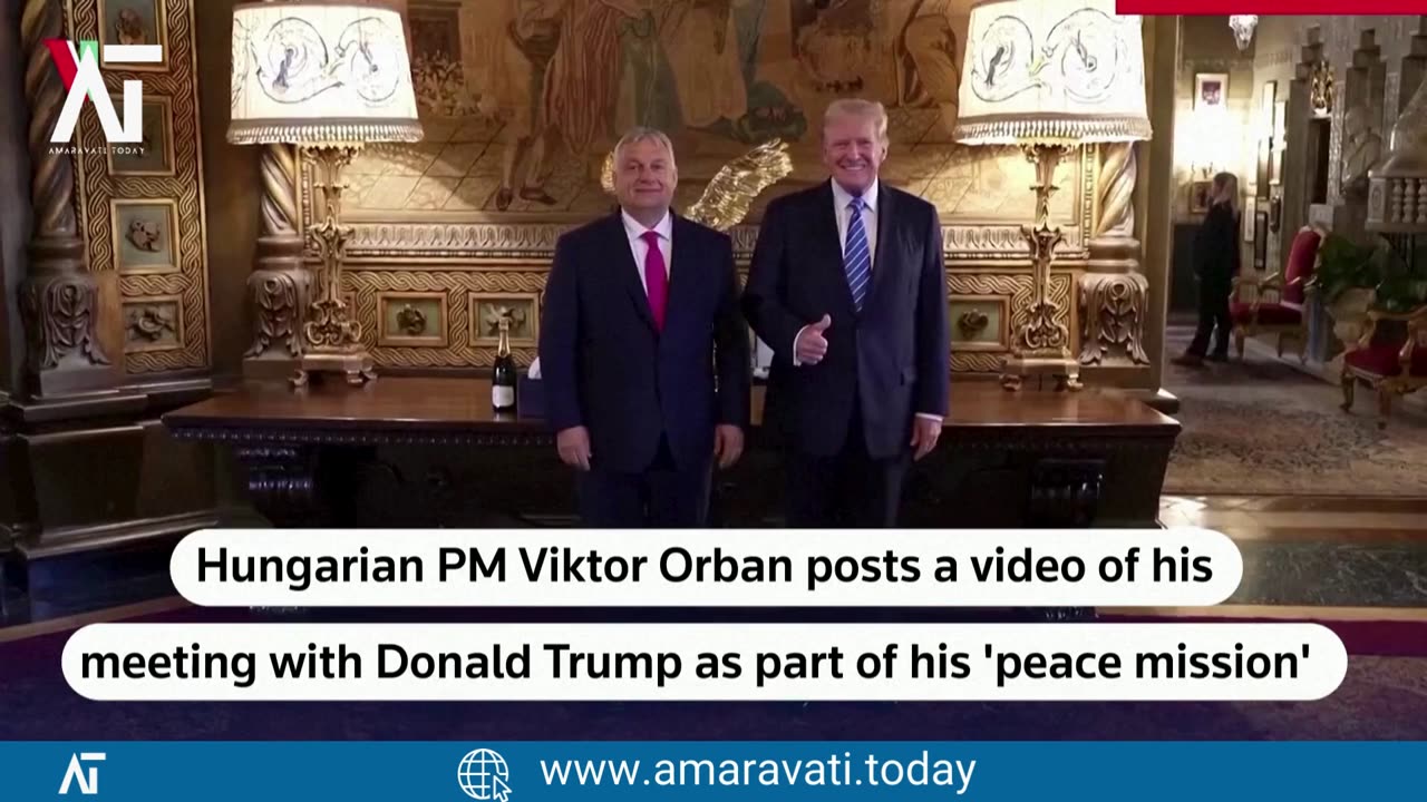 Hungarian PM Viktor Orban Meets Donald Trump to Discuss Ukraine Ceasefire Possibilities