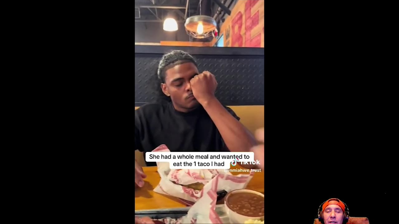 Beta Male Gets His Food Taken By GF!