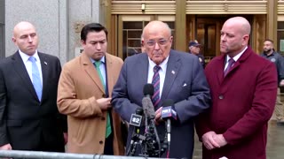 'I have no cash': Rudy Giuliani after leaving NY court