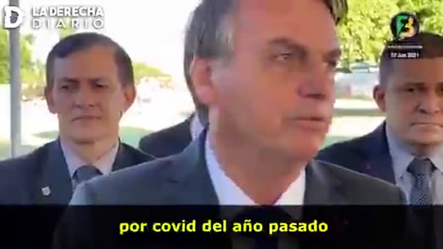 Presidente de Brazil Jair Messias Bolsonaro que los muertos de Covid 19 son falsos Coronavirus