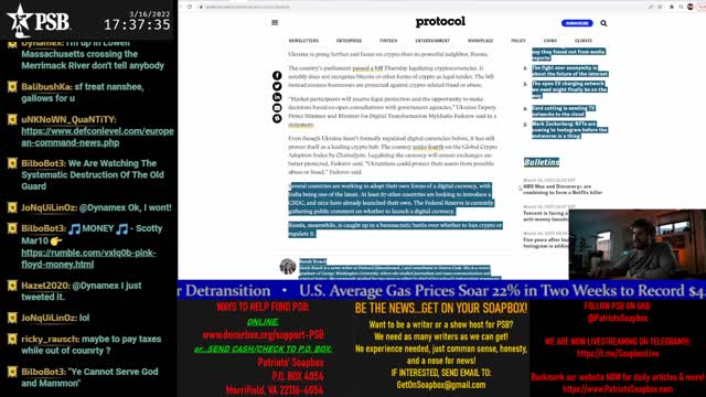 2022-03-16 17:00 EDT - Freedom Rings: with Pamphlet Anon