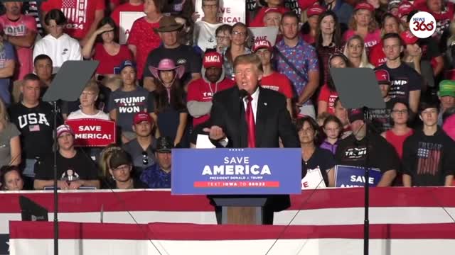 We’re going to take back America’ – Trump at ‘Save America’ rally in Iowa- News 360 Tv