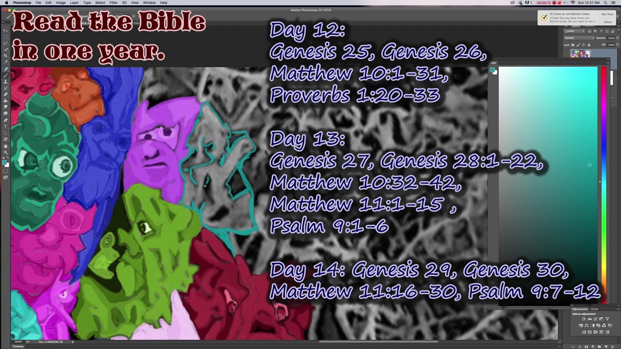 Message from Rev. Ernie: Let's read the Bible in one year! Week 2 list