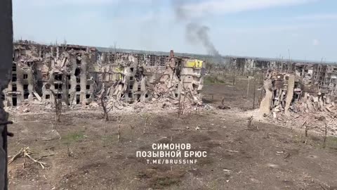 Poslední úsek bitvy o Bachmut - oblast letadla- 19.5. 2023