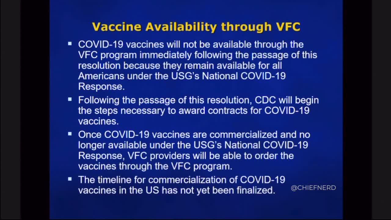 CDC Clarifies VFC Resolution Saying COVID Vax Mandate for Schools Would be a State Decision