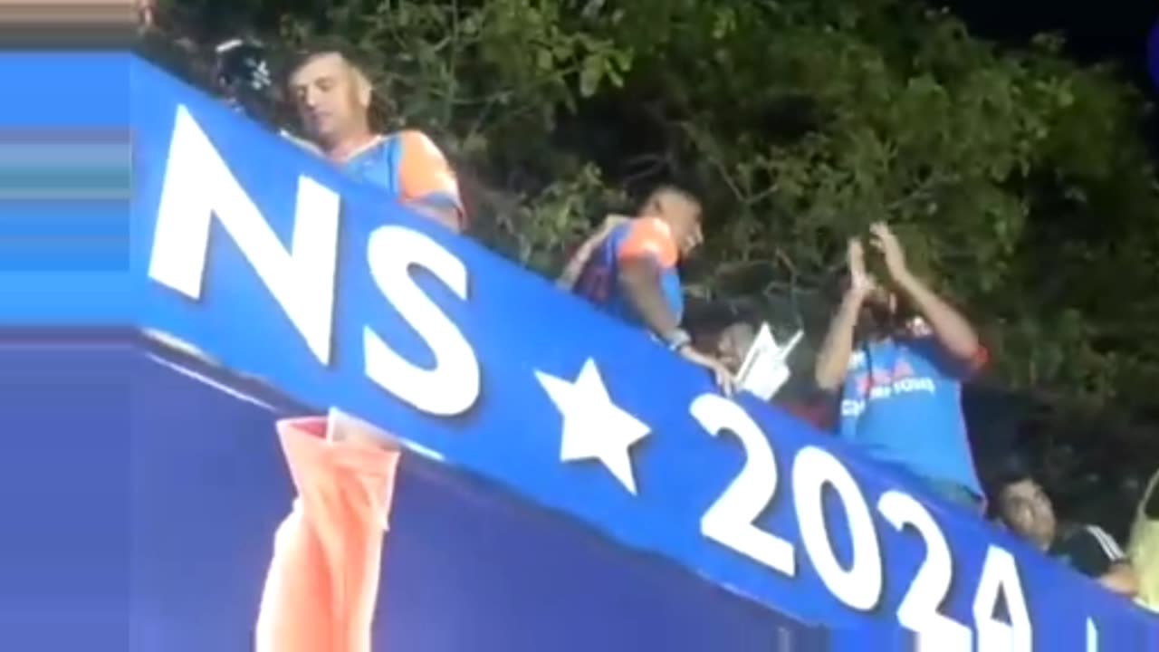 Indian team victory parade