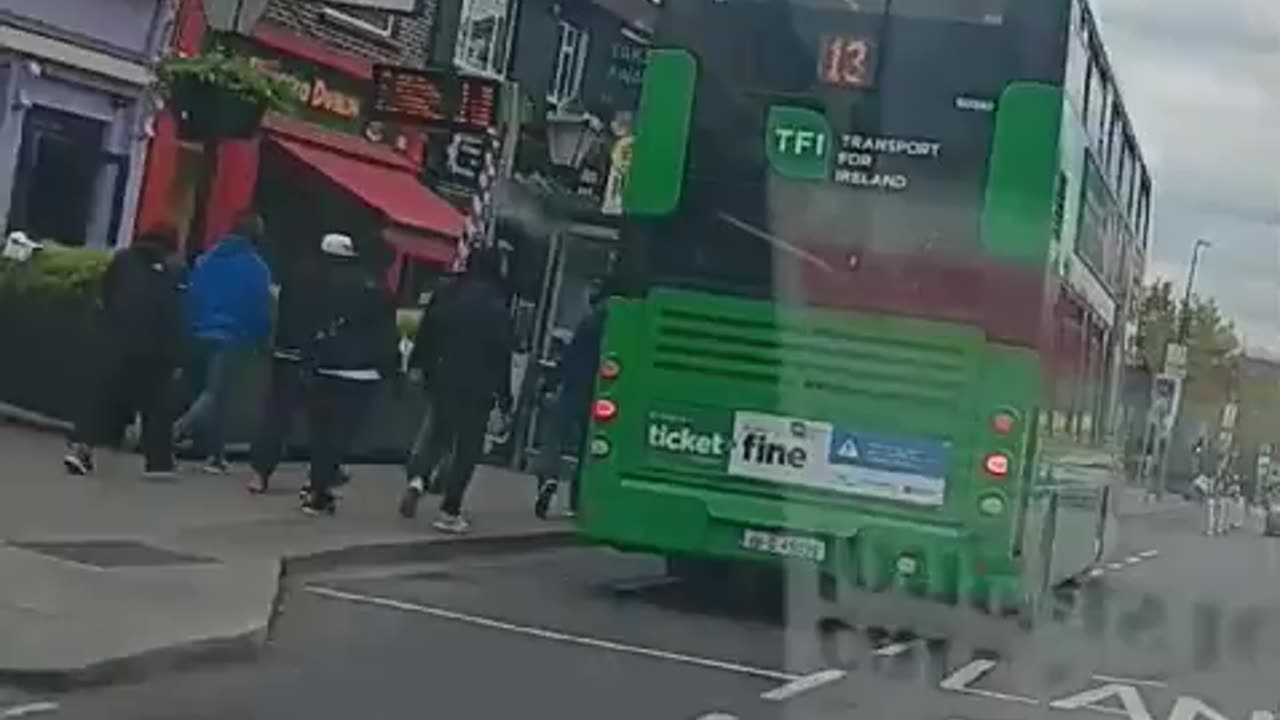 Drumcondra and gangs of migrants walking around in the best of clobber.