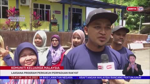 25 OKT 2022-BERITA WILAYAH-KOMUNITI KELUARGA MALAYSIA-LAKSANA PROGRAM PERKUKUH PERPADUAN RAKYAT