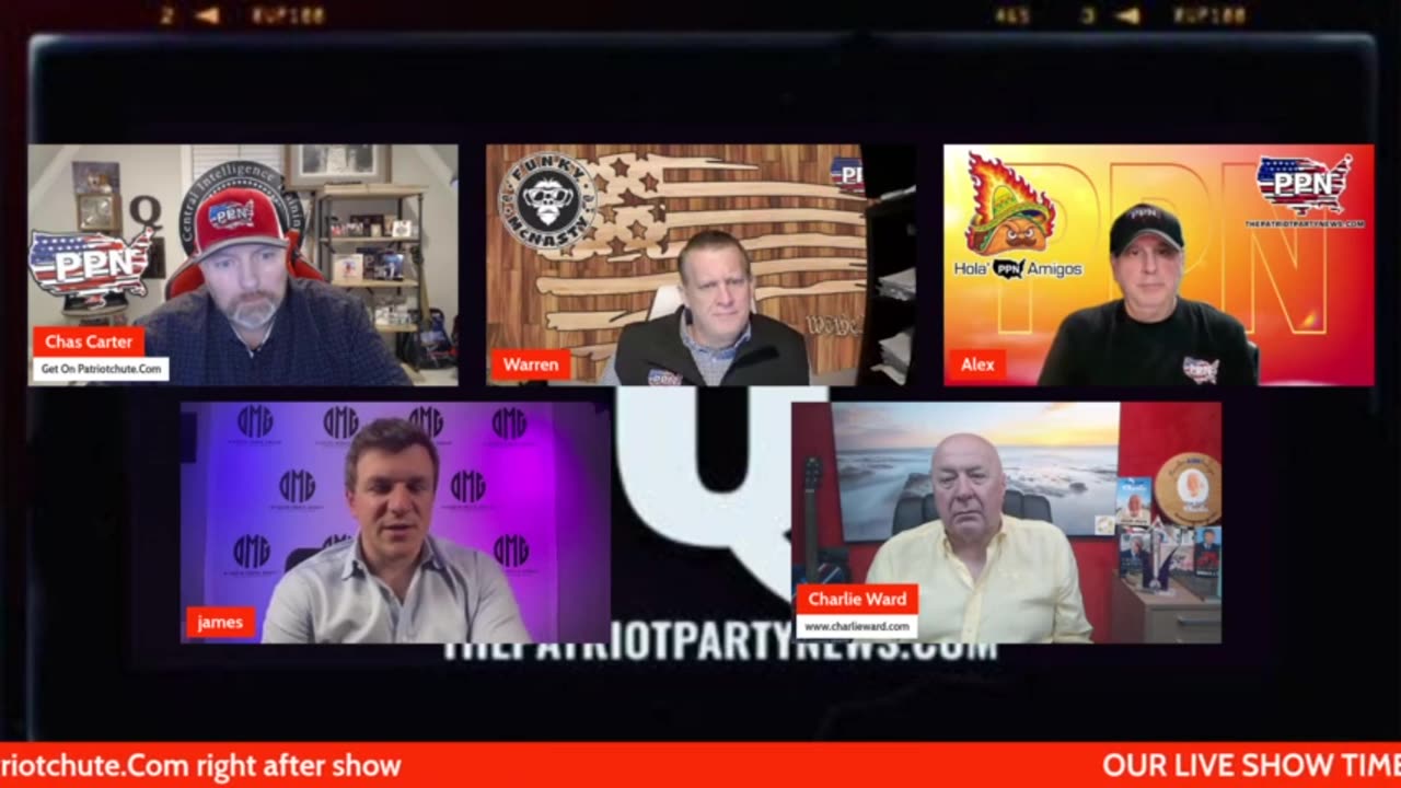 Patriot Party News - Charlie Ward - James O'Keefe - 12-12-2023