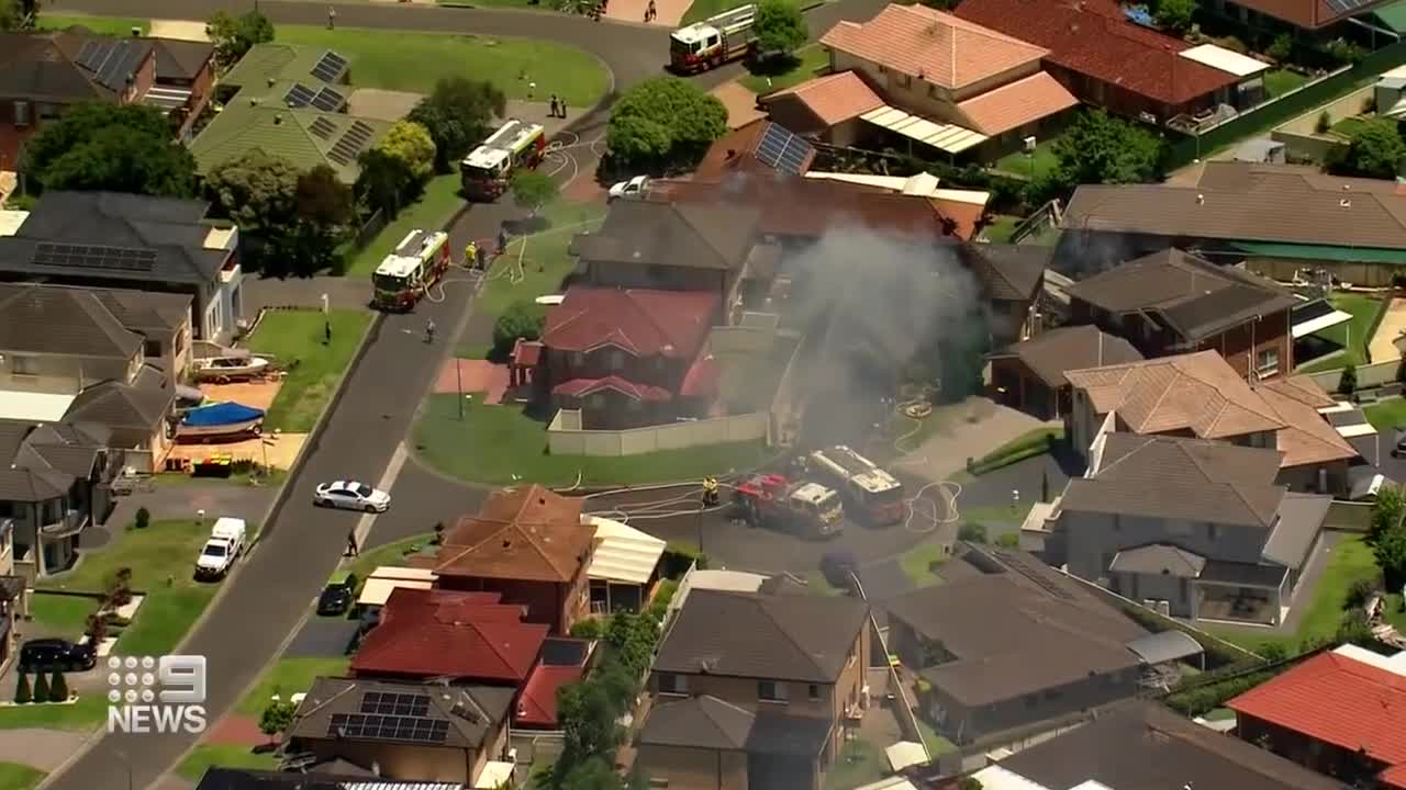 Strong winds down trees and power lines across Sydney | 9 News Australia