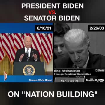 President Biden vs Senator Biden