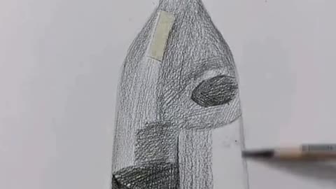 The drawing of wine bottle #CapCut #drawing #pencil #fyp #foryou