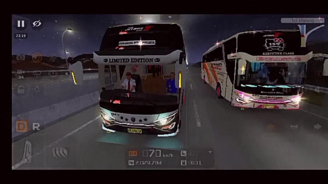 Bus simulator indonesia trip Shd Bus Rosalia indah