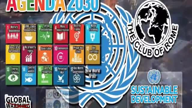 CLUB OF ROME, UN POPULATION CONTROL, GLOBAL WARMING HOAX AGENDA.