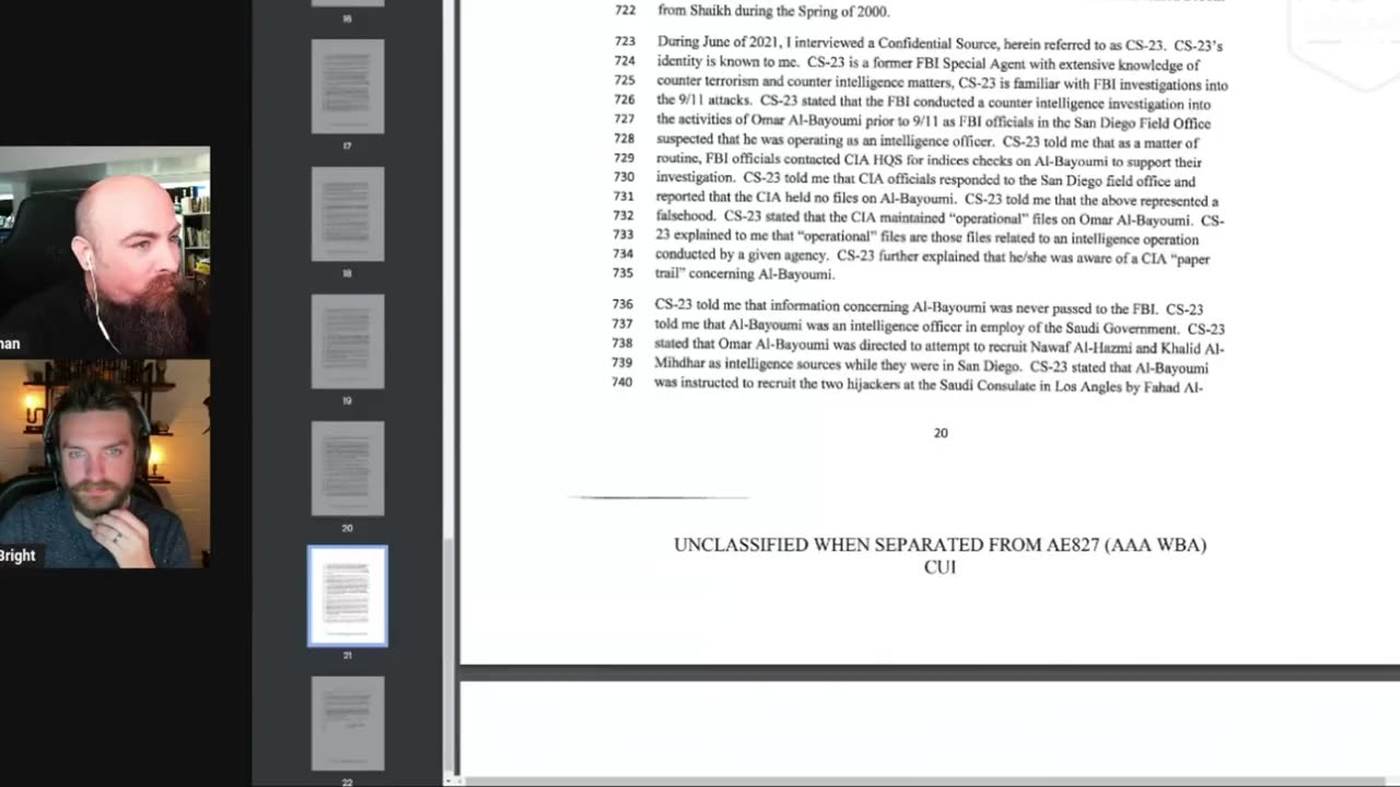 CIA had agents working with Saudi Arabia that helped with 9/11 Hijacking