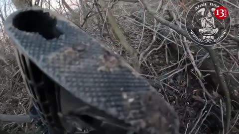 Fighters of 67th brigade advancing in forest encounter “Wagner" group - fierce firefight ensues