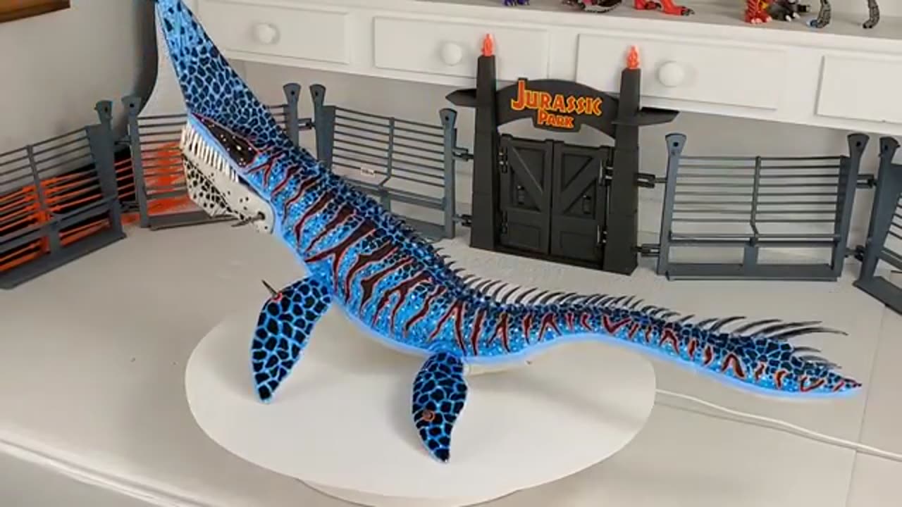 CUSTOM SUPER COLOSSAL T-REX MAMENCHISAURUS HYBRID DINOSAUR TOY REPAINT | TYRANNOSAURUS REX | TREX