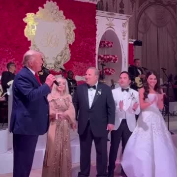 President Trump moved his event in Sunrise, FL to attend a wedding