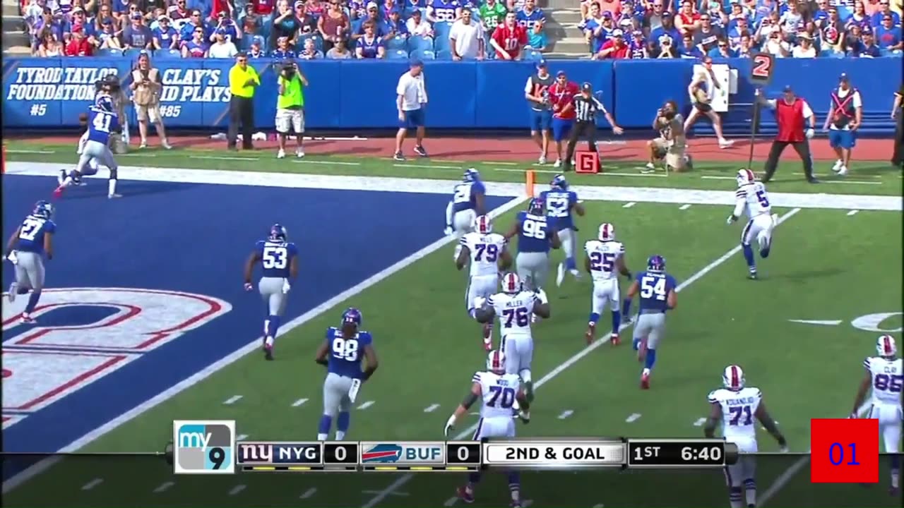 2016 Tyrod Taylor Preseason Rushing