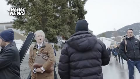 Dr (sic) Tedros of WHO - is confronted by Rebel News at Davos 19-01-24