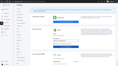 How to Set Up ManyChat and Shopify: ManyChat to Shopify Integration