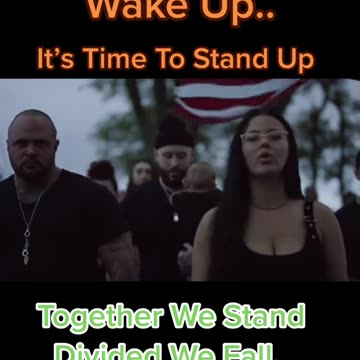 Wake up, it’s time to stand up! Together, we stand divided we fall!