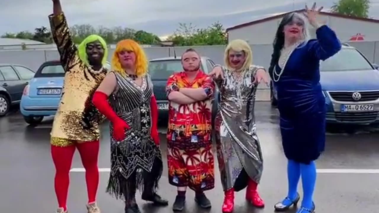 Down Syndrome Men Being Paraded Around Pride Festivals