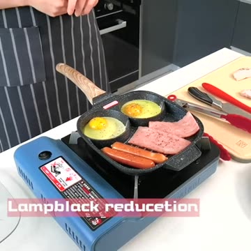 Egg Frying Pan Nonstick Pancake Pans 4-Cups Cookware Pancake