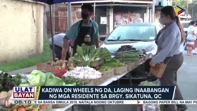 Mga presyo ng ibinebentang paninda sa Kadiwa on Wheels, mas mababa kaysa palengke