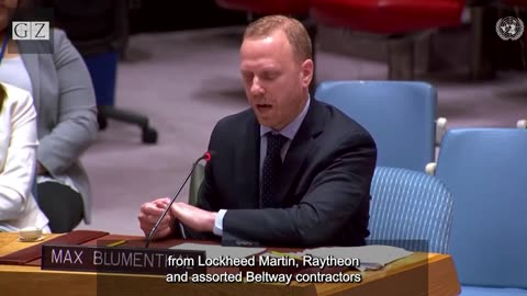 EPIC SMACKDOWN👇👇👇👇 Max Blumenthal Addresses The United Nations