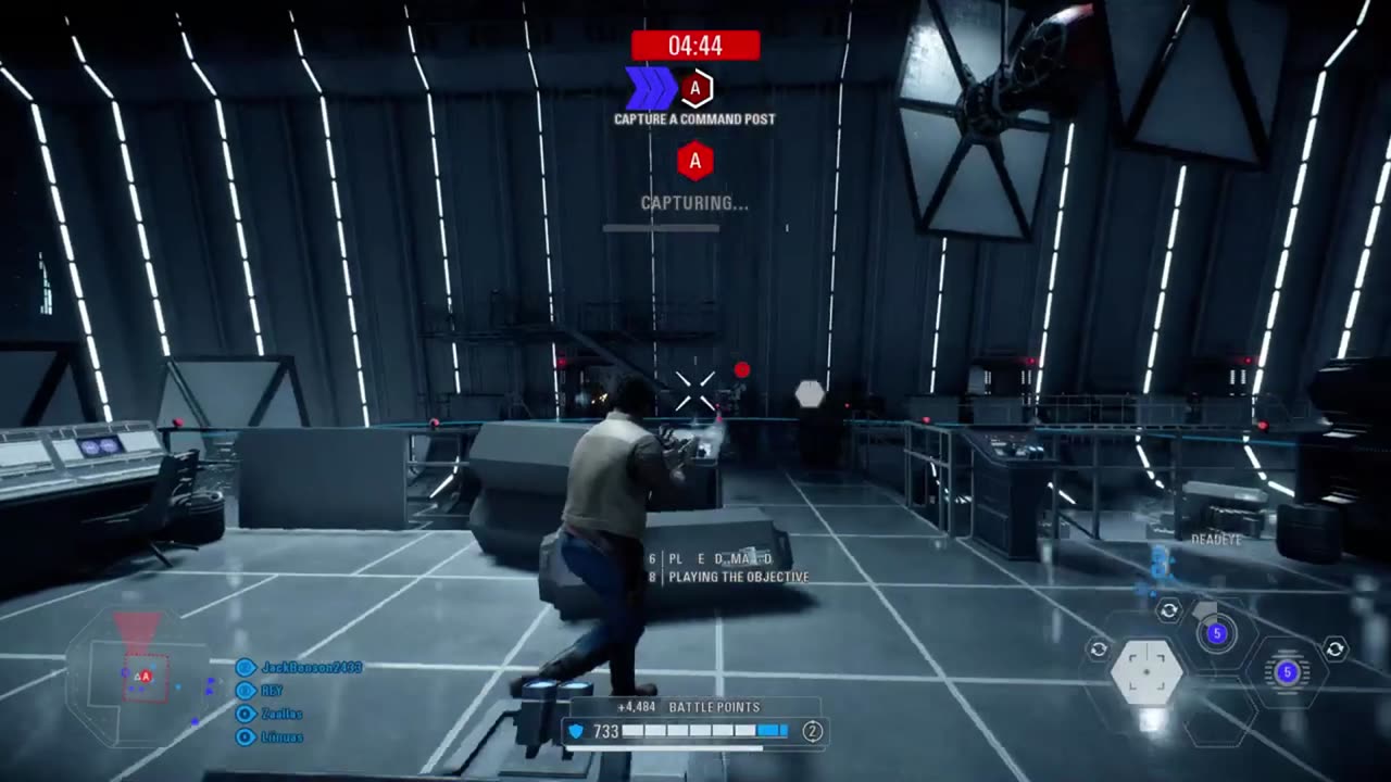 SWBF2 2017: Instant Action Mission (Attack) Resistance Starkiller Base Gameplay