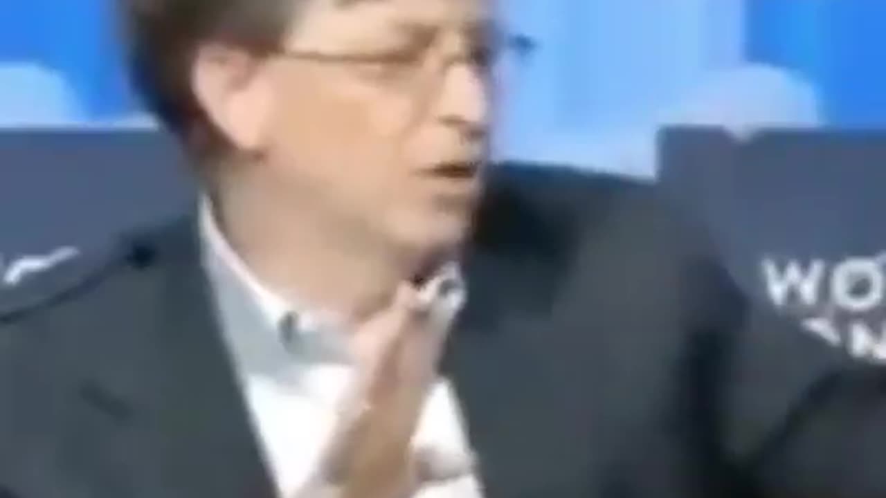 2008: Bill Gates and Klaus Schwab discuss at the WEF, Malaria, Reducing the Population.