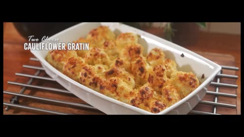 Cauliflower Gratin Mornay with Crispy Panko