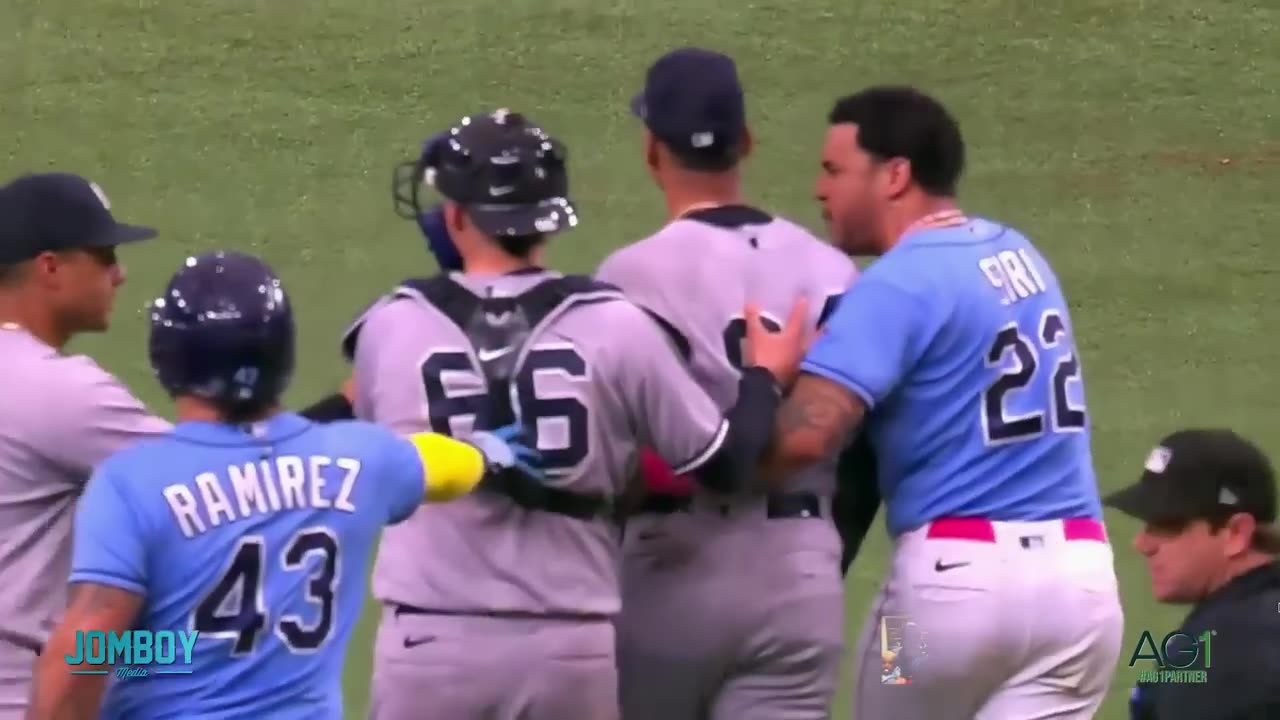 "Fireworks on the Field: Yankees and Rays Benches Clear Twice – A Double Eruption Breakdown"