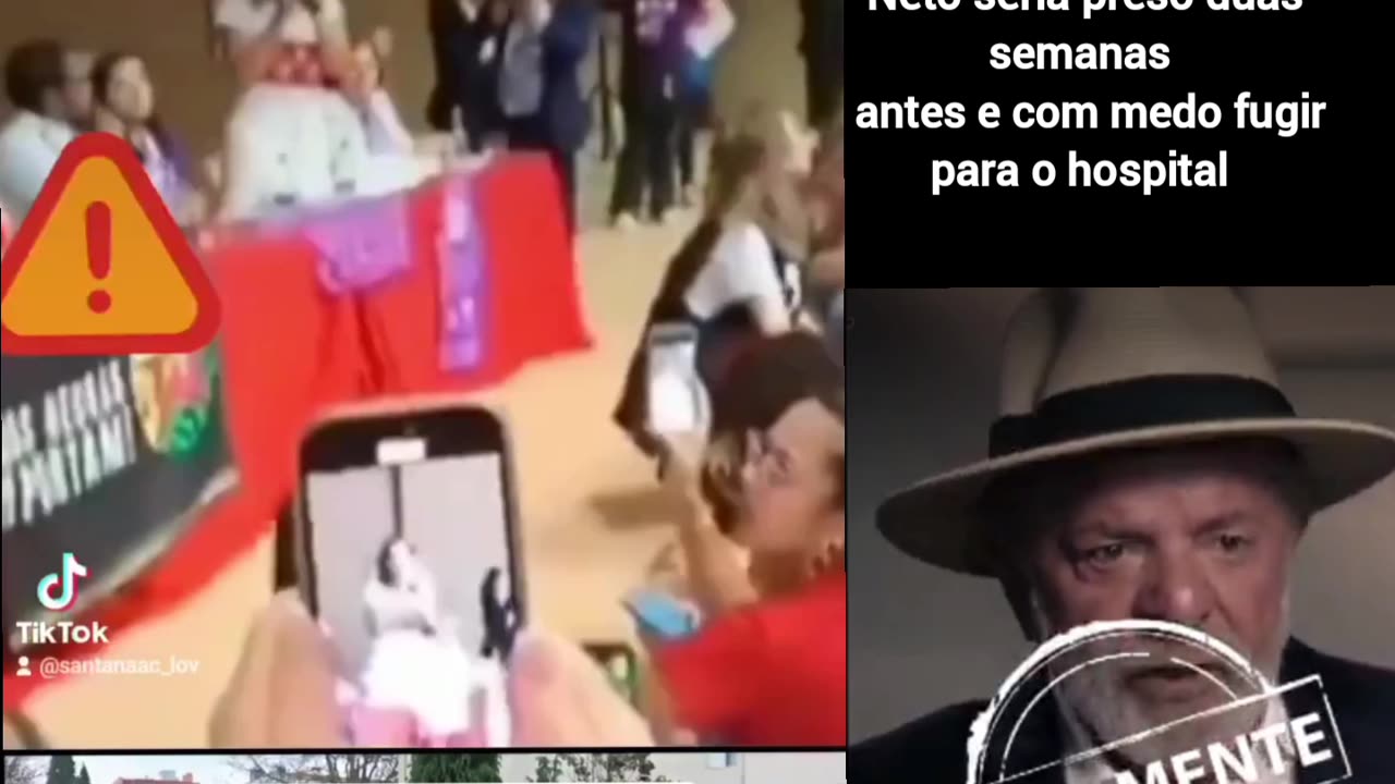 Ele foi avisado que o Braga Neto seria preso duas semanas antes e com medo fugir para o hospital