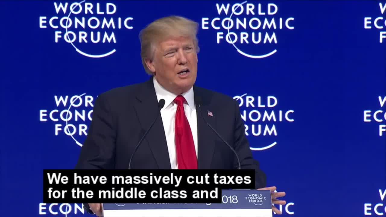 Trump's sovereigntist speech in 2018 at Davos!