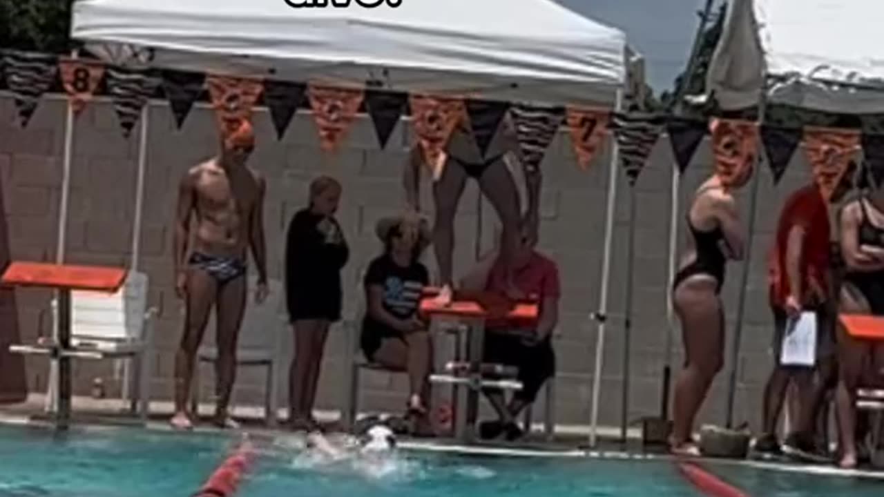 He tried 🤣 (via @michael | DndGymtok) #swimming #dive #relay #funny