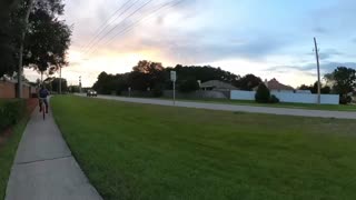 Blasian Babies Family Take Their Bicycles Out For A Dawn Ride (GoPro Max, Time Lapse)