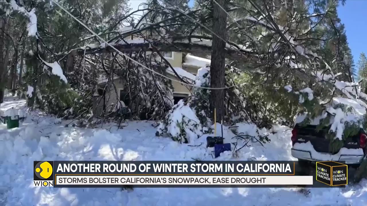 Another round of winter storms in California - WION Climate Tracker - Latest English News -